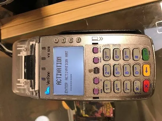 Entering the gift card amount