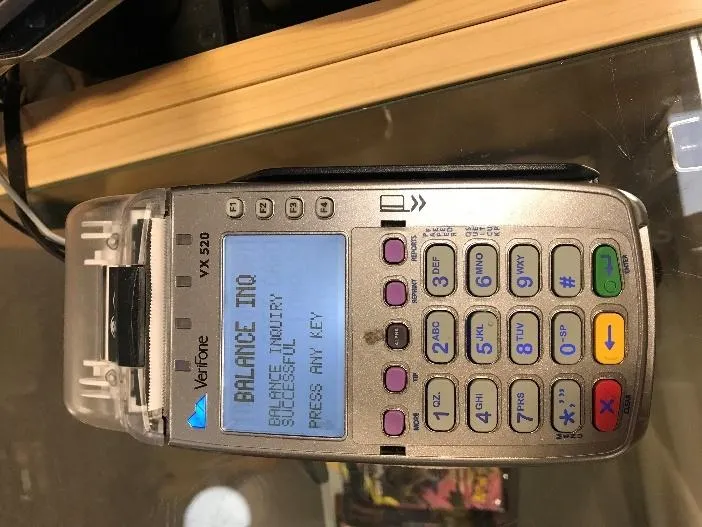 The balance receipt