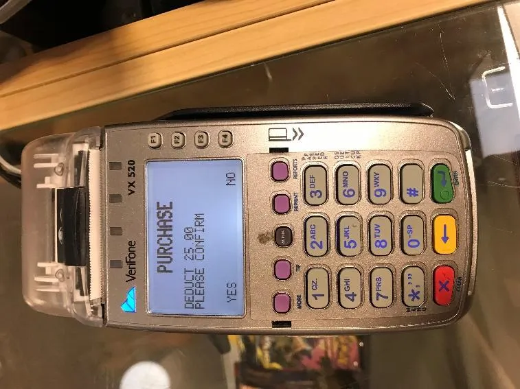 Confirming the amount
