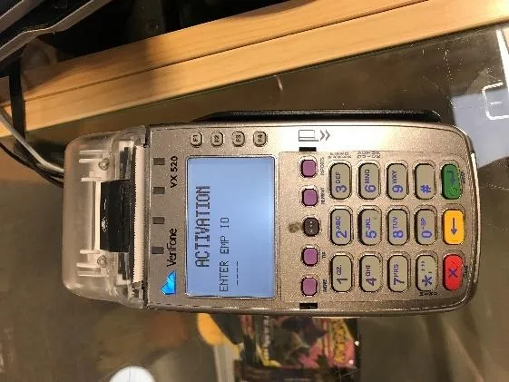 The password prompt